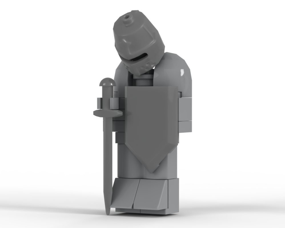 Lego Simple knight statue