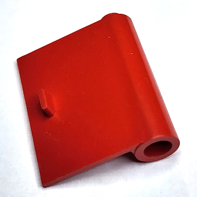 Lego Door 1 x 3 x 3 Right with Thin Handle / Red
