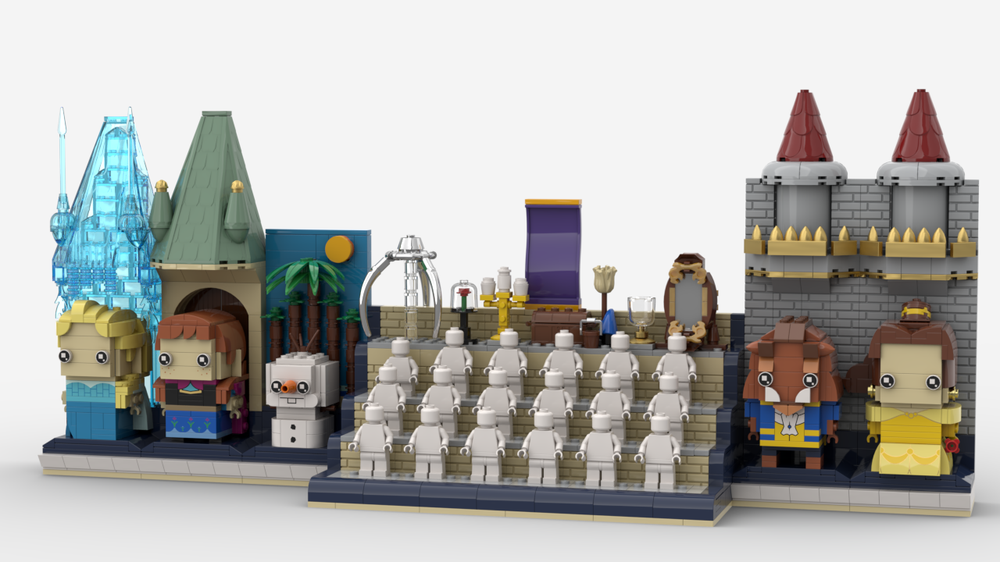 Lego Disney Minifigure and Brickheadz Display