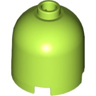 Lego Brick Round 2 x 2 x 1 2/3 Dome Top, Blocked Open Stud / Lime