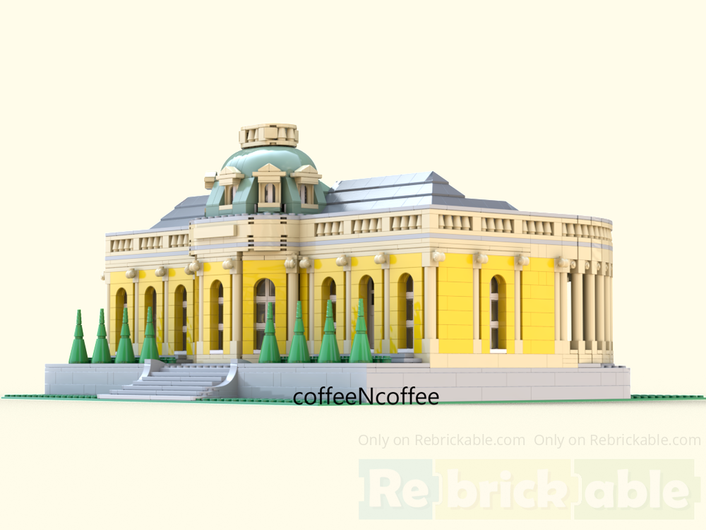 Lego Schloss Sanssouci (Sanssouci Palace)
