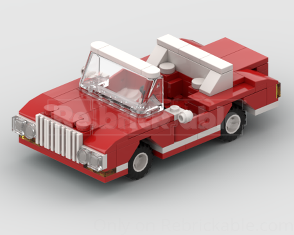 Lego #6.6.1 Classic car cabrio (big, gen 2)