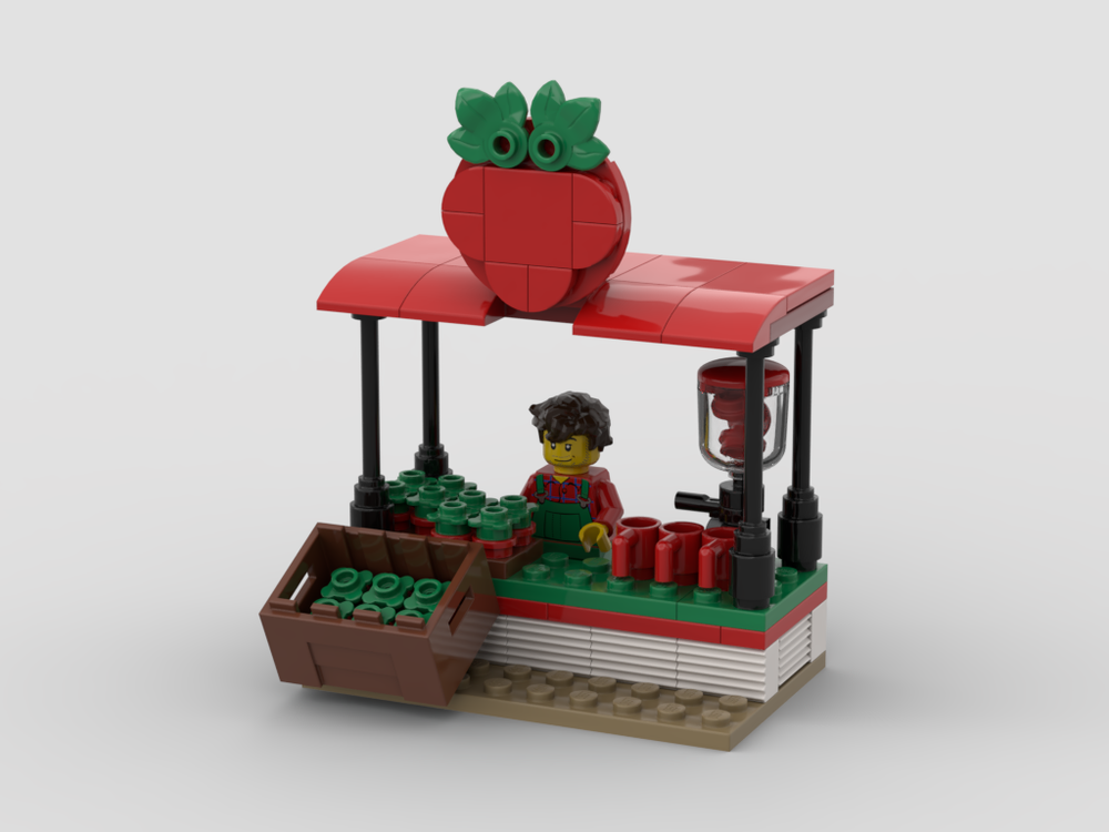 Lego Strawberries Stand