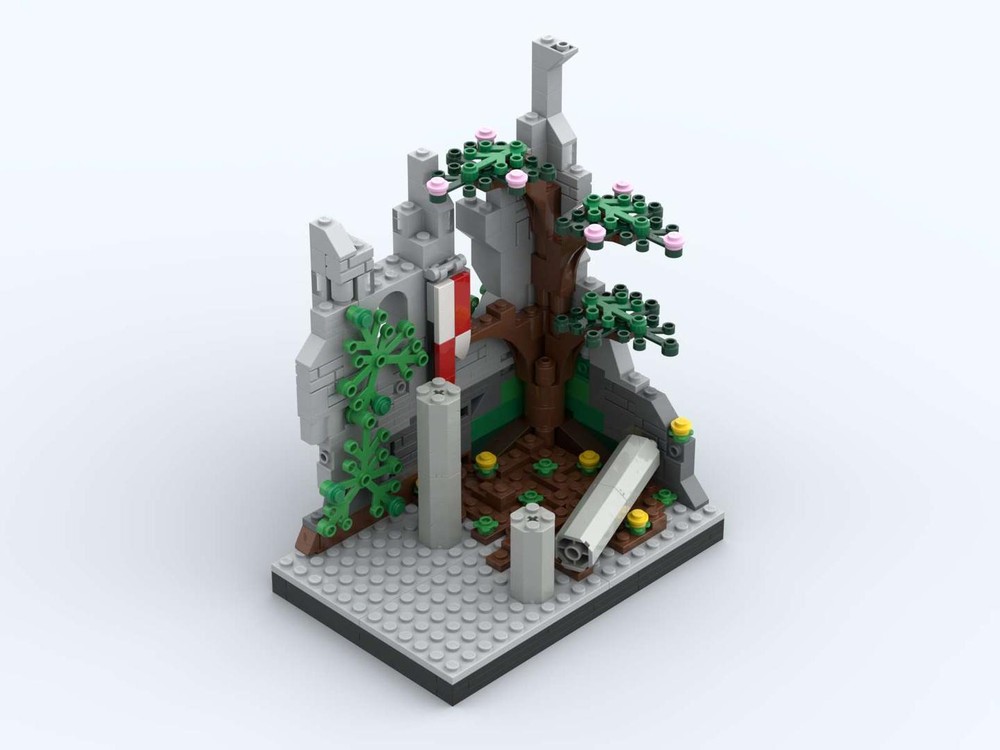 Lego Ruin Castle Diorama