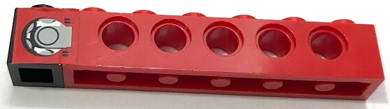 Lego Stickered Assembly 7 x 1 x 1 with Fuel Filler Cap Pattern Model Right Side (Sticker) - Set 8440