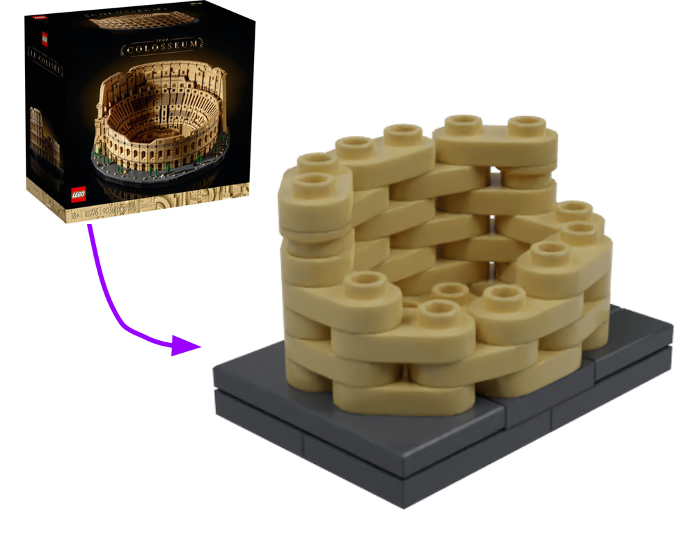 Lego Micro Colosseum 10276 Alt
