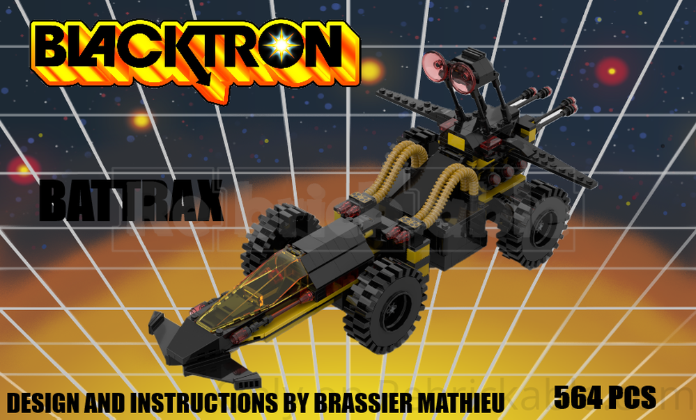 Lego BATTRAX V2 Blacktron I remake 6941