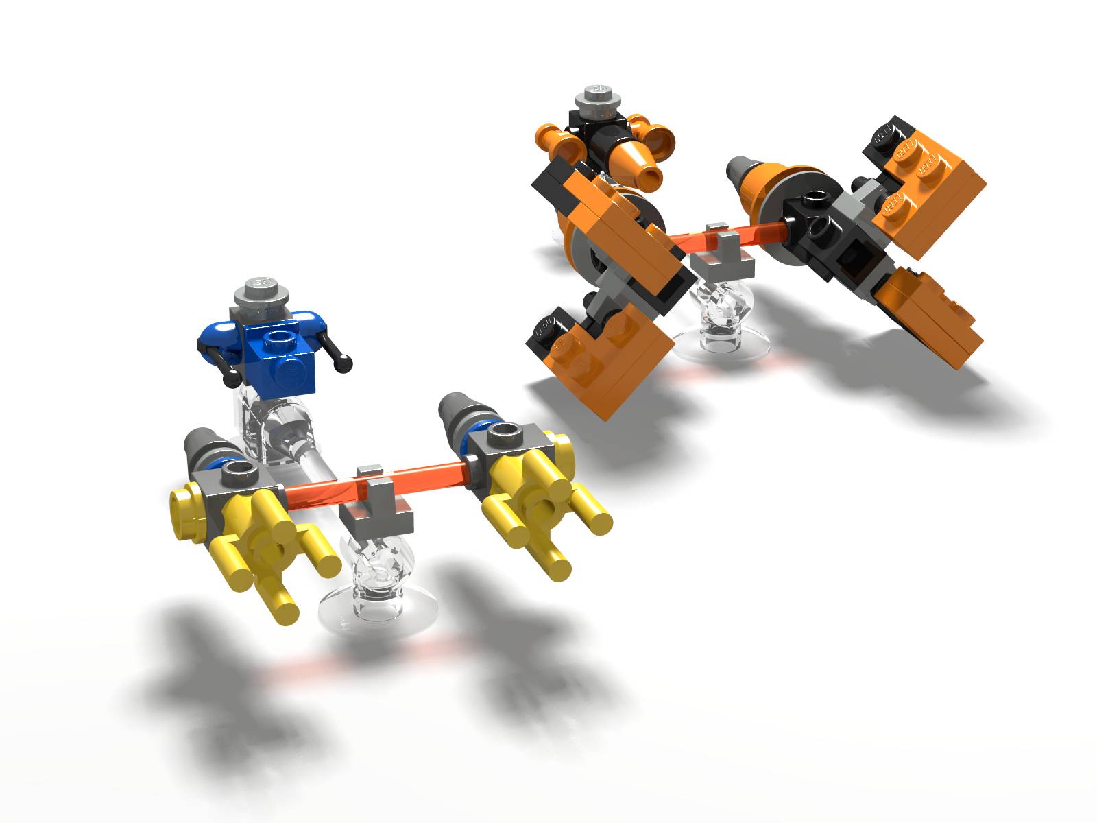 Lego Sebulba's Podracer & Anakin's Podracer