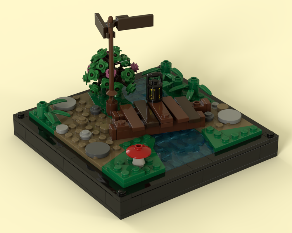 Lego The Waterside Signpost