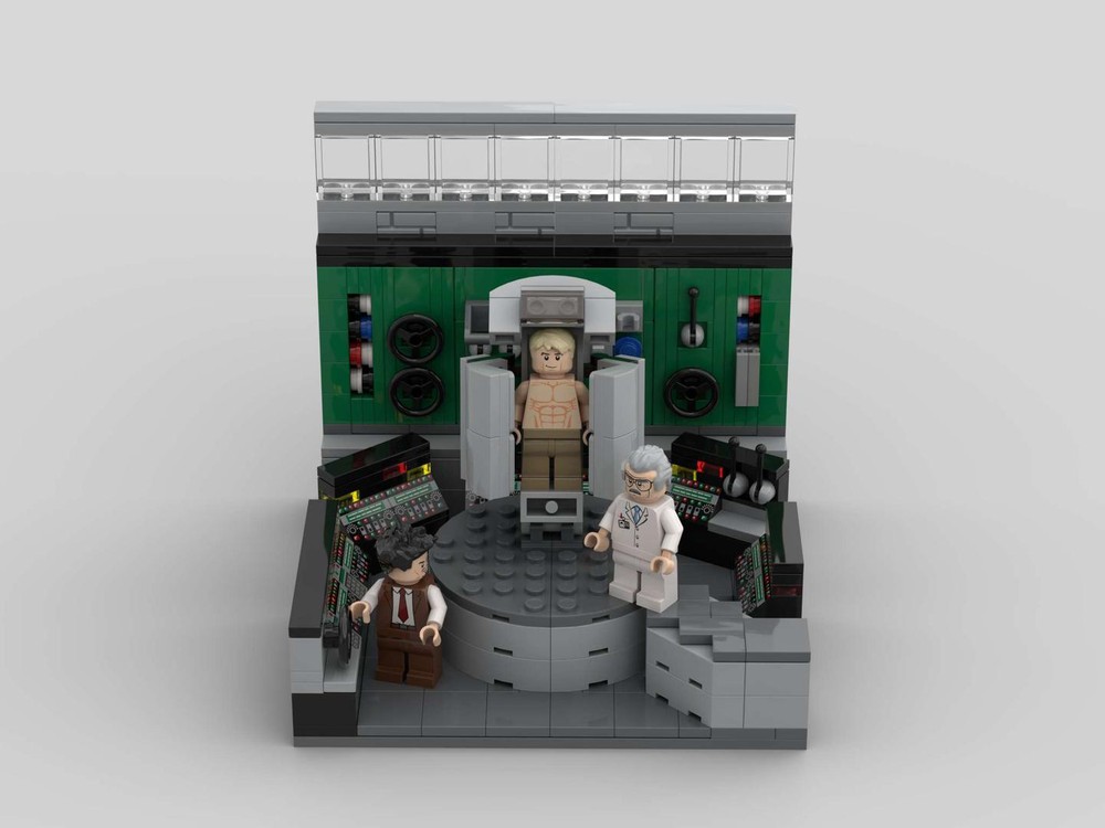 Lego Captain America's transformation