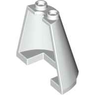 Lego Cone Half 2 x 4 x 3 / White