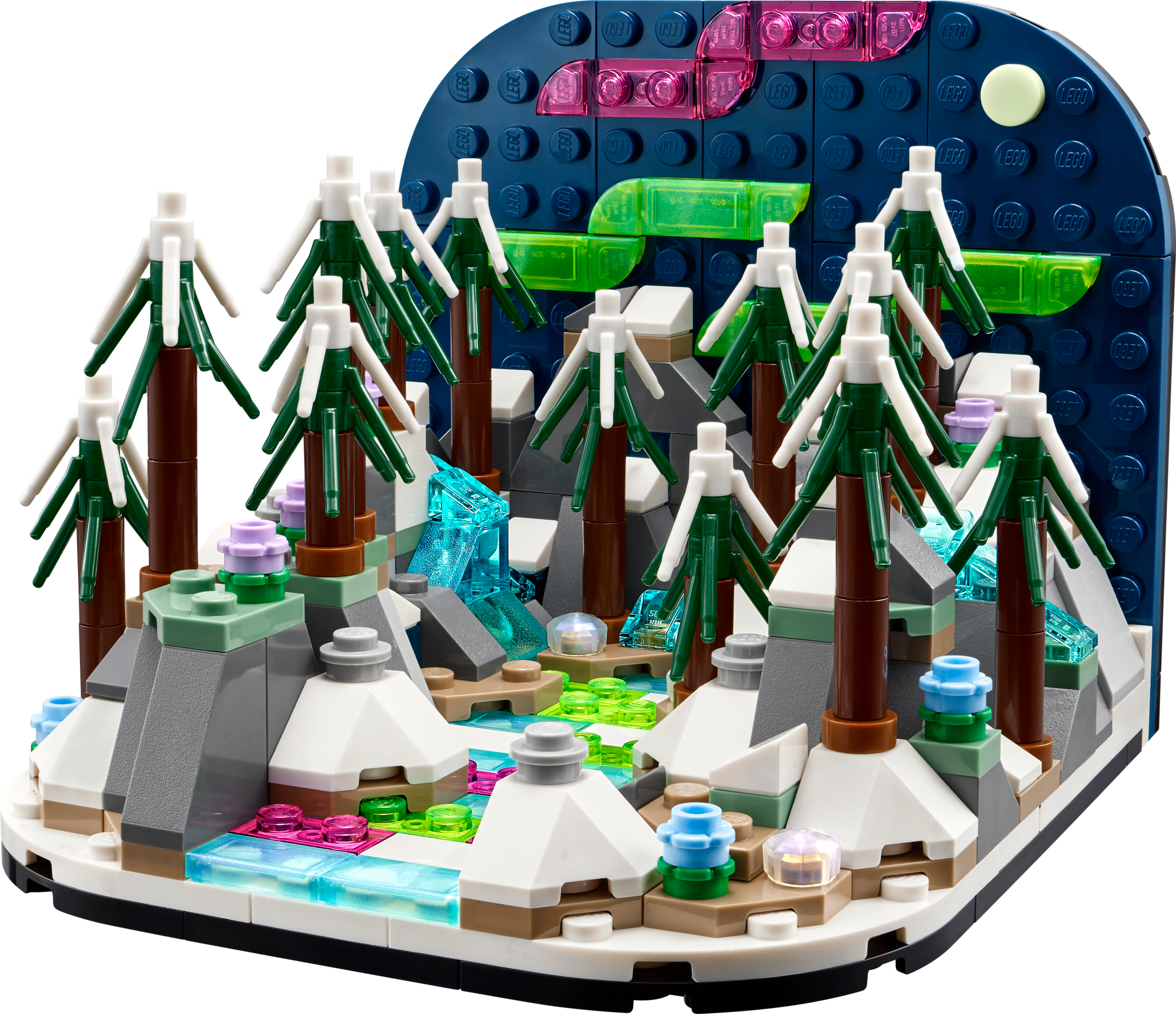 Lego Northern Lights Diorama