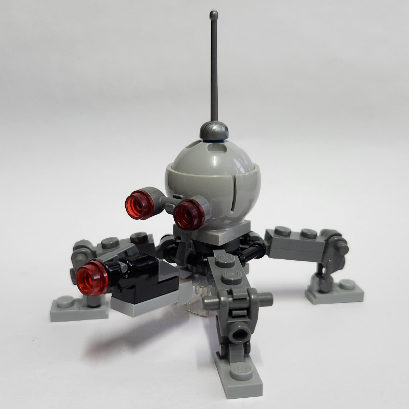Lego Dwarf Spider Droid, Light Bluish Gray Dome