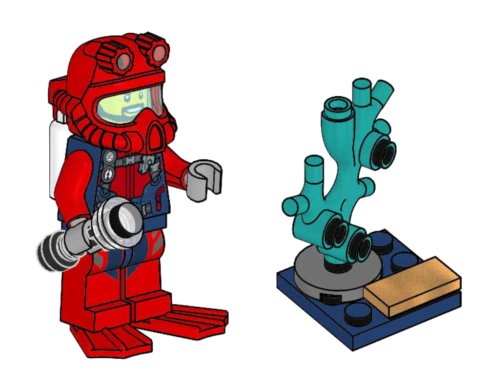Lego Scuba Diver