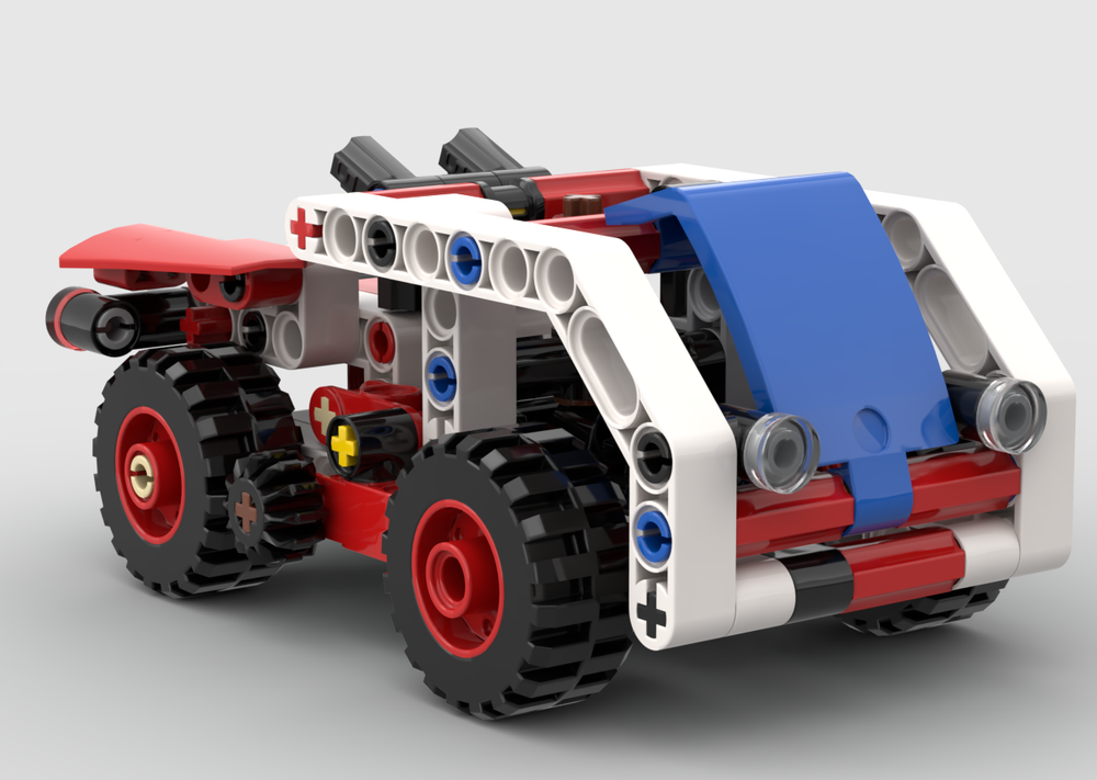 Lego Dump Truck with Engine