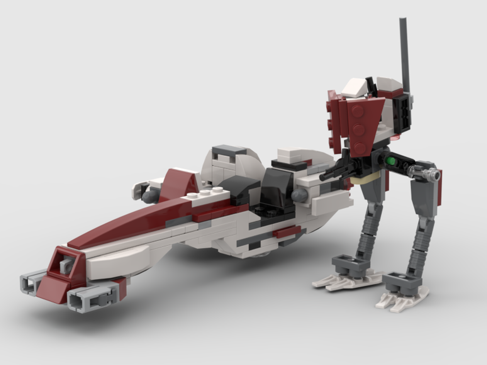 Lego AT-RT and modeficated BARC speeder 2.0