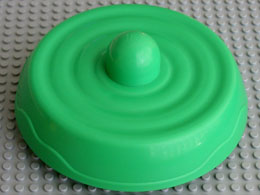 Lego Primo Stacking Base Round Large with Lime Base, One Top Stud