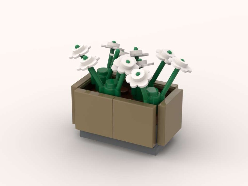 Lego City flowerbed