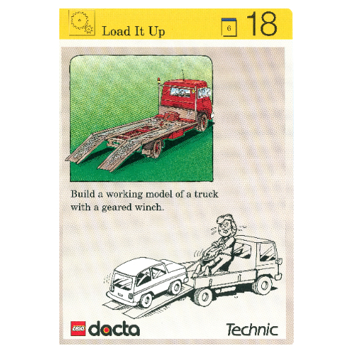 Lego Activity Card, Set 9603, Simulation 18 - Load It Up / [No Color/Any Color]