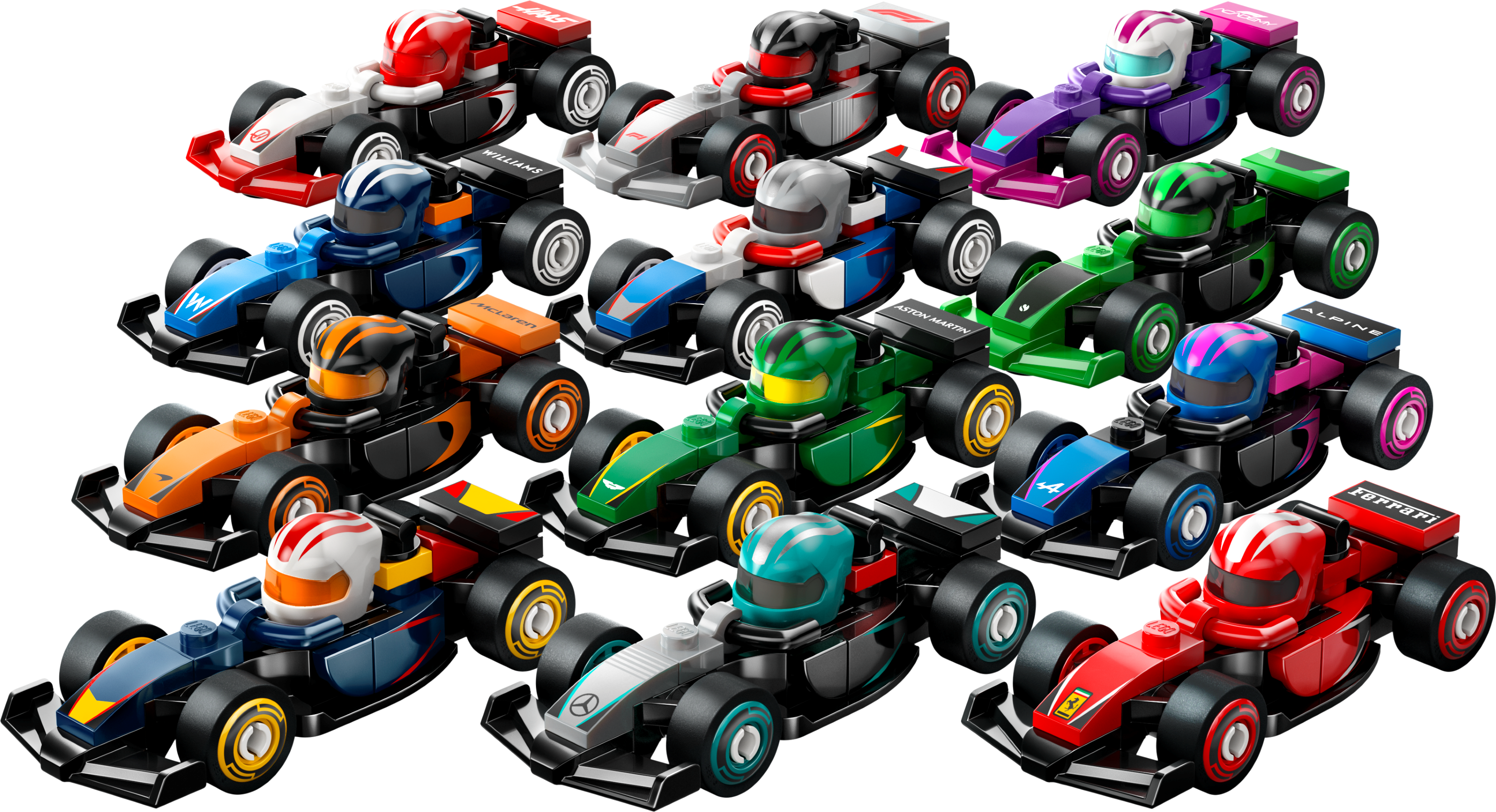 Lego F1 Collectible Race Car - Complete - All Sets