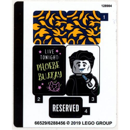 Lego Sticker Sheet for Set 21319-1 / [No Color/Any Color]