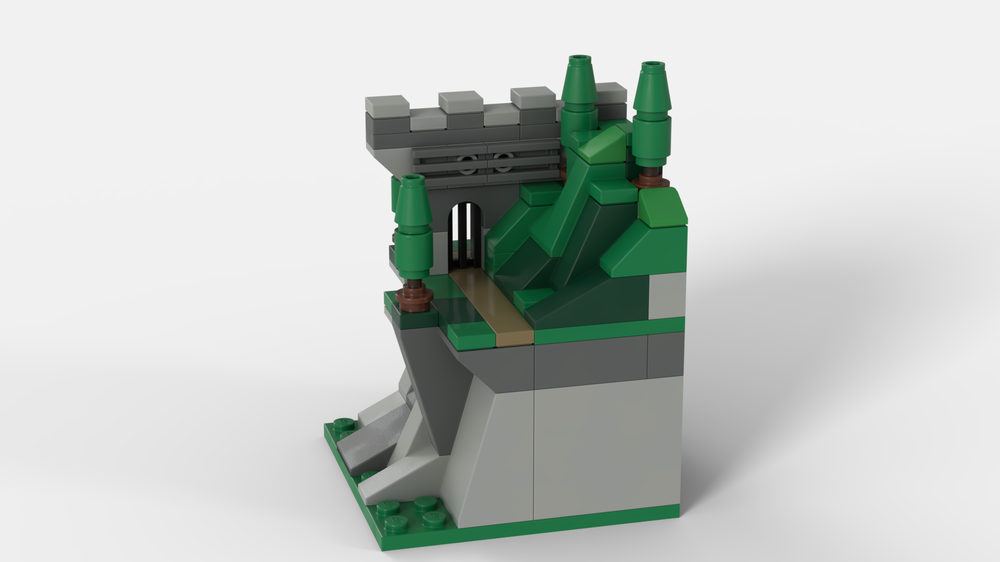 Lego Mountain Path Gate