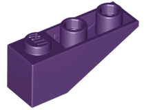 Lego Slope, Inverted 33 3 x 1 / Dark Purple