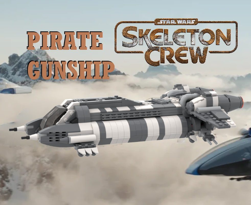 Lego Skeleton Crew Pirate Gunship
