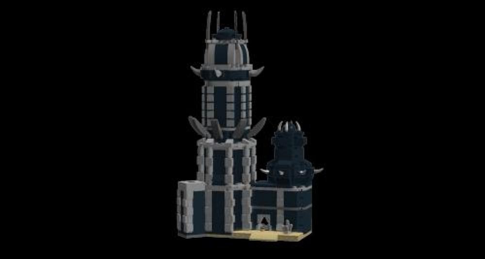 Lego micro Xardas tower