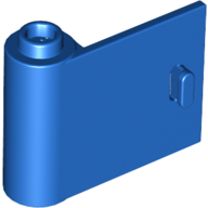 Lego Door 1 x 3 x 2 Left - Open Between Top and Bottom Hinge / Blue