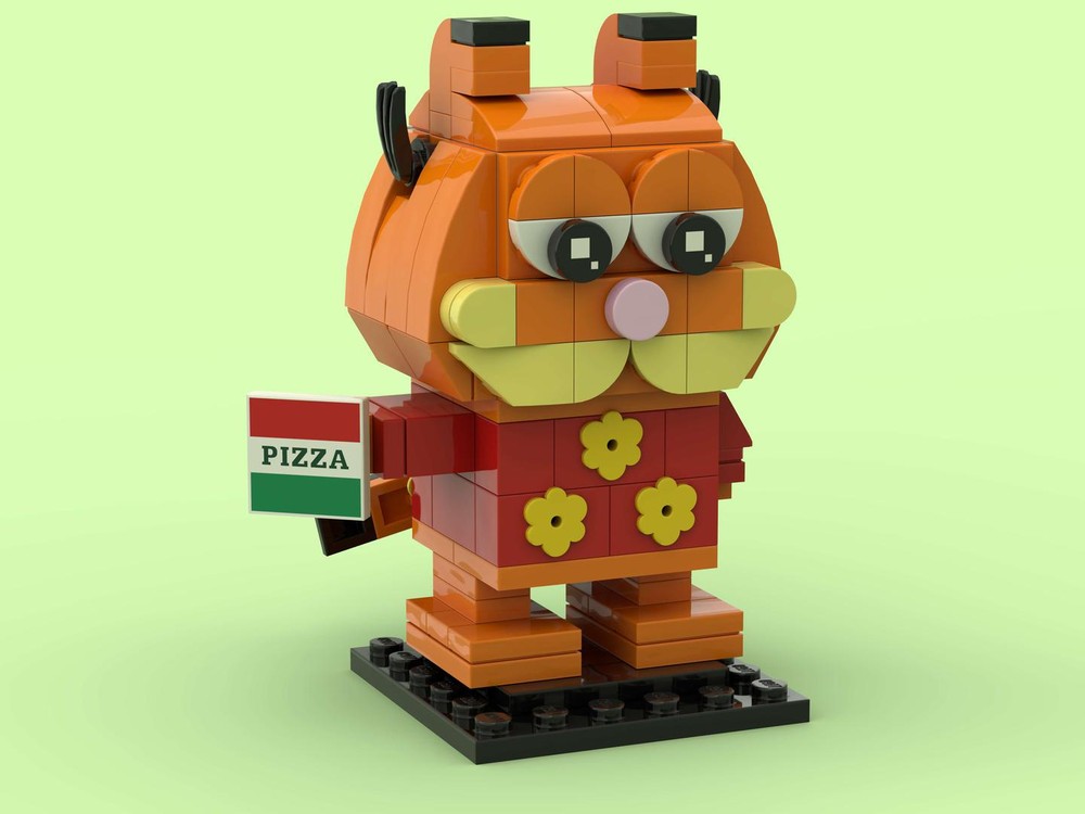 Lego Garfield (Pizza time Edition)