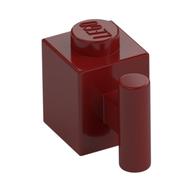 Lego Brick Special 1 x 1 with Handle / Dark Red