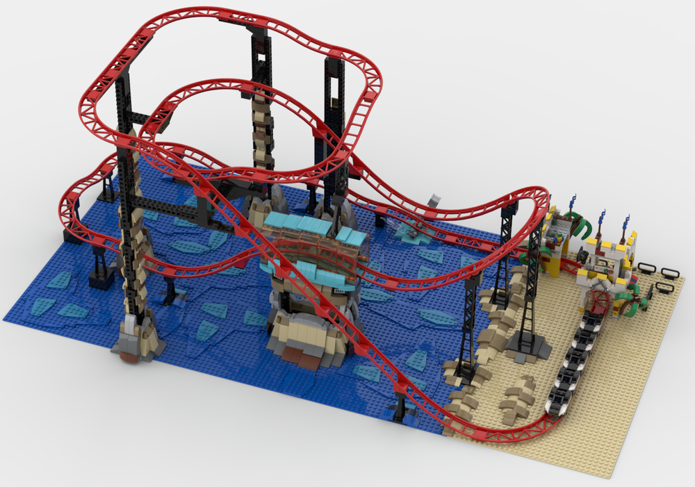 Lego Big Beach Roller Coaster