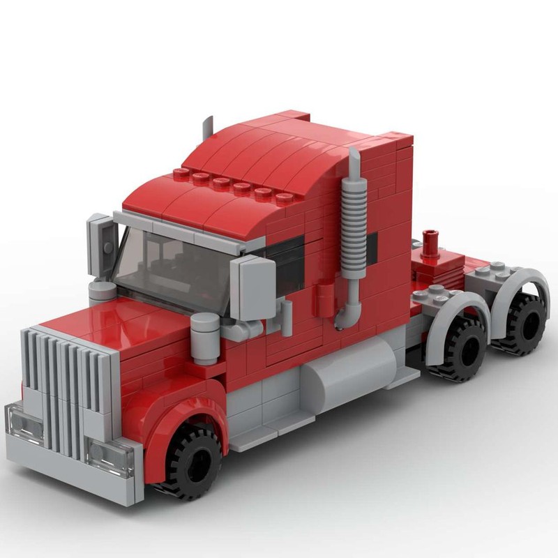 Lego Classic red american truck with high roof