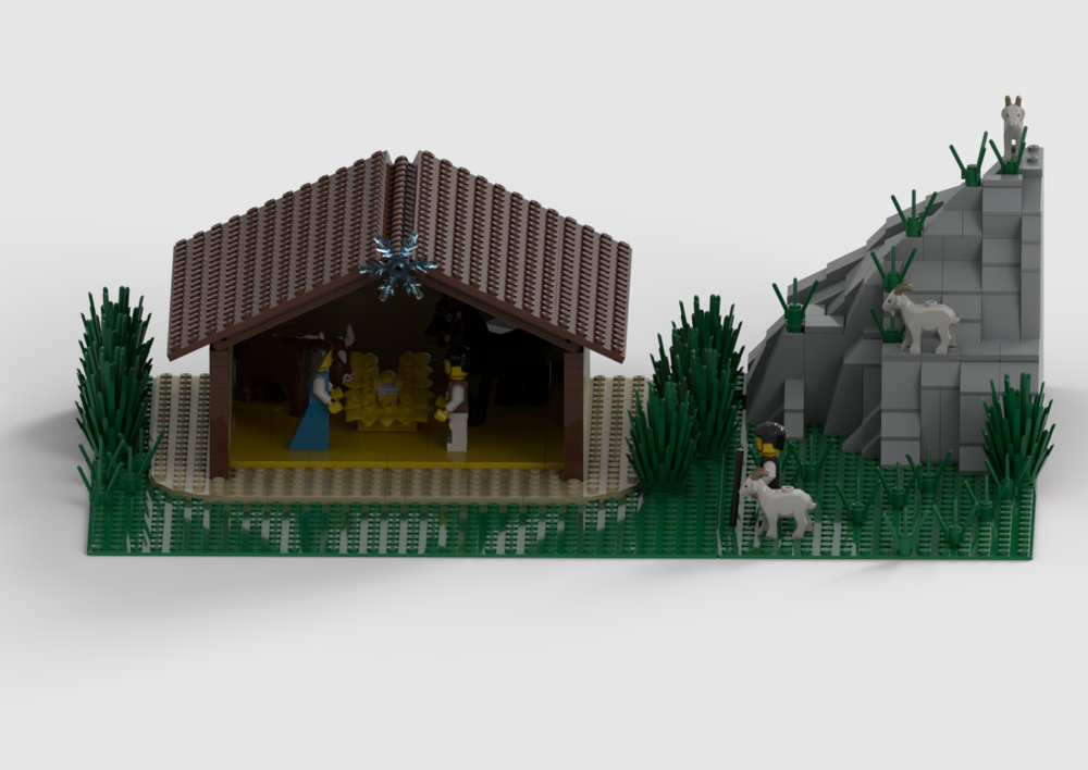 Lego Christmas crib