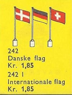Lego 5 Danish Flags