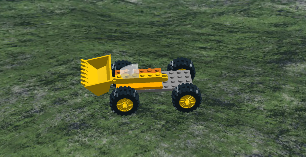 Lego Scooper Tractor