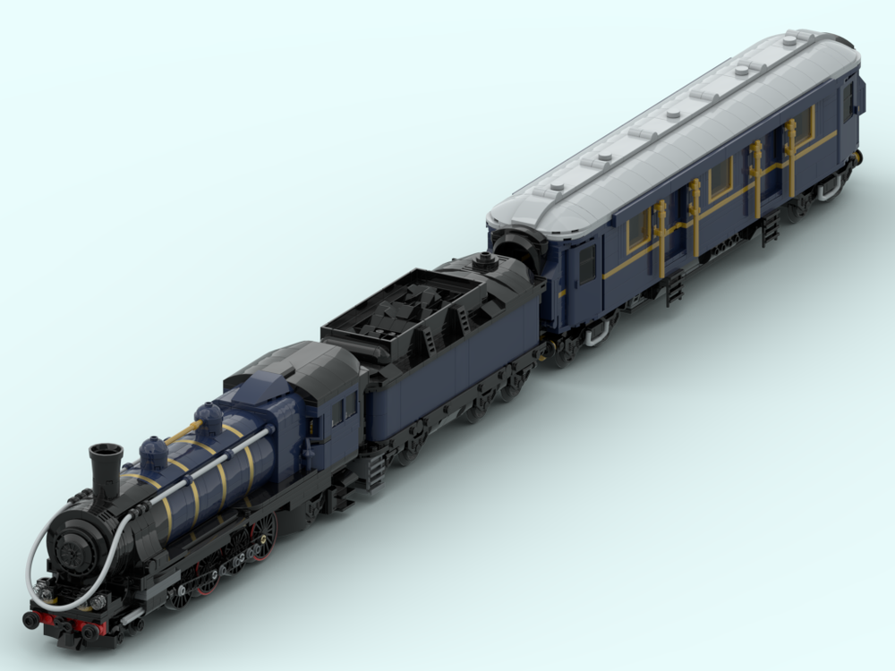 Lego Orient Express Sapphire Star and automated baggage car