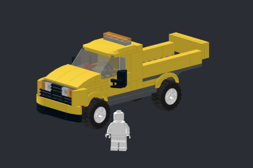 Lego Roblox DOT truck