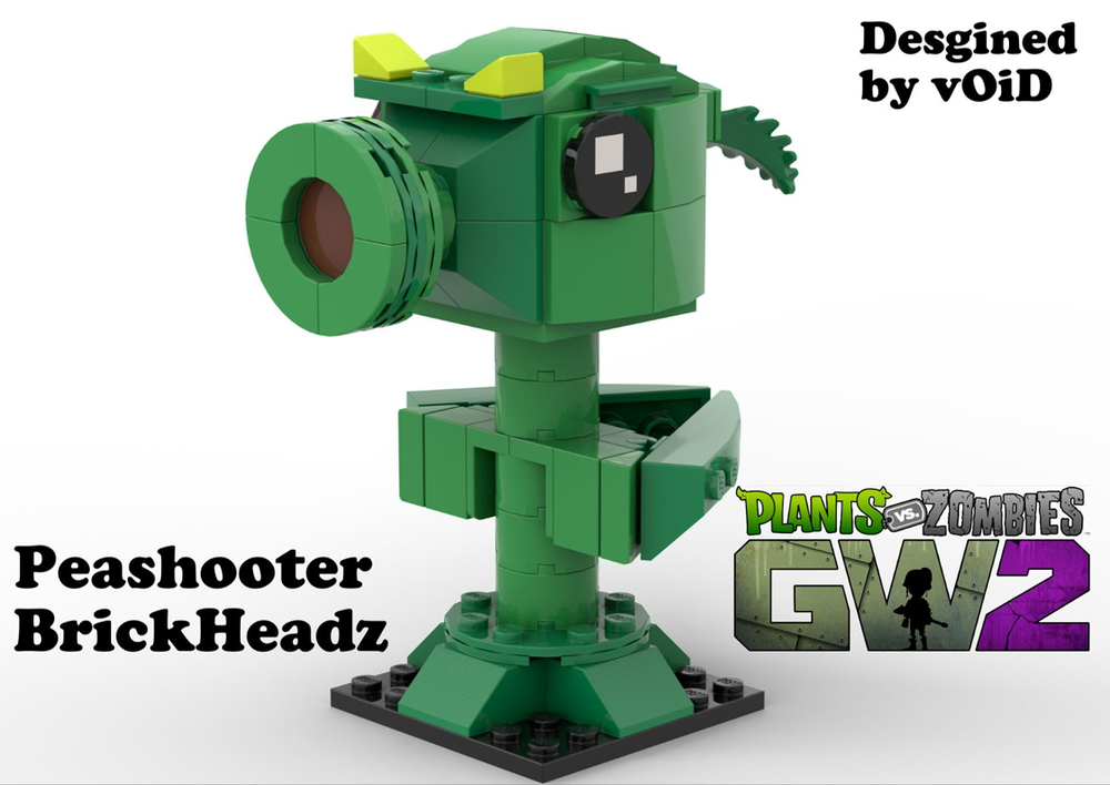 Lego Plants vs. Zombies Garden Warfare Pea Shooter BrickHeadz