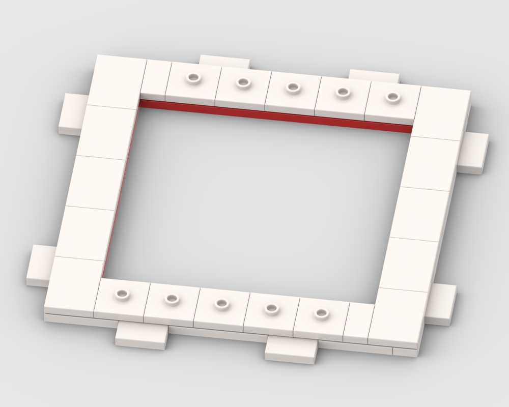 Lego Brick Sketch & IKEA RIBBA adapter