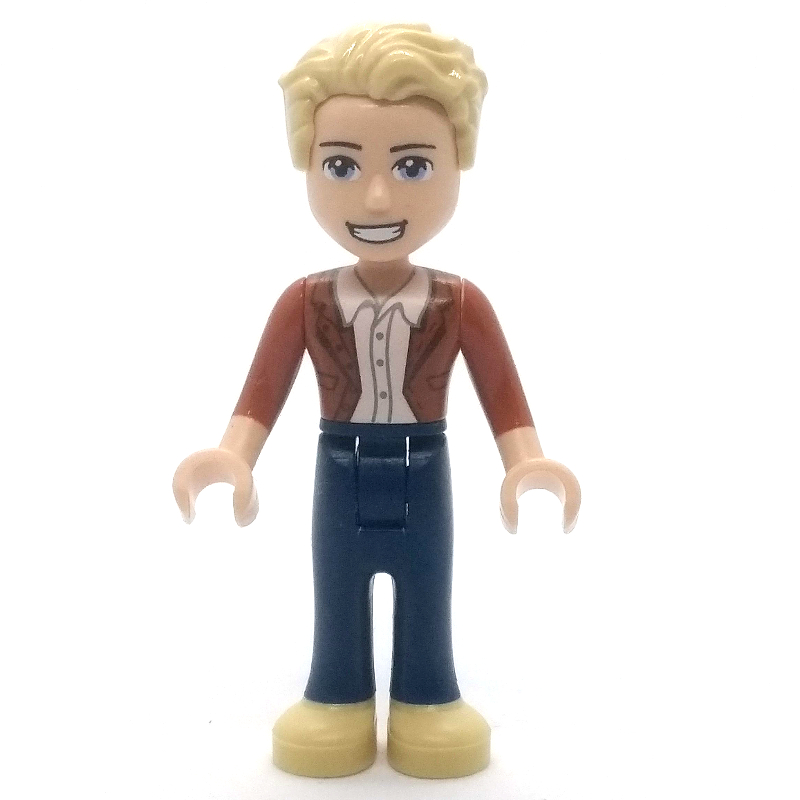 Lego James - Dark Orange Jacket, Dark Blue Trousers