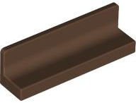 Lego Panel 1 x 4 x 1 / Brown