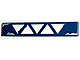 Lego Tile 1 x 6 with SW Vulture Droid Triangles Pattern 4 (Sticker) - Sets 7256 / 7283 / Dark Blue