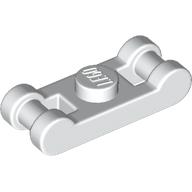 Lego Plate Special 1 x 1 with Handle on 2 Ends / White