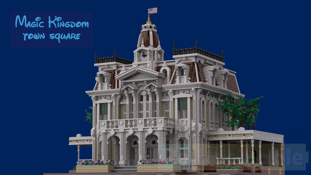 Lego Magic Kingdom City Hall (BARE INTERIOR)