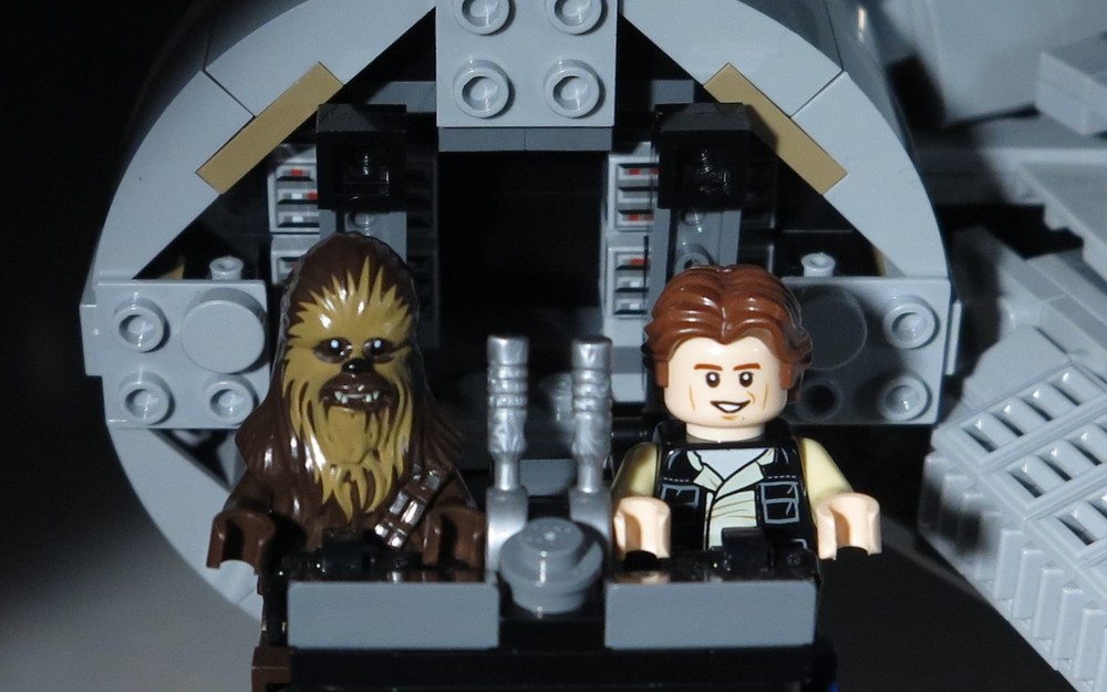 Lego Cockpit mod with shiny levers and nav-comm chairs