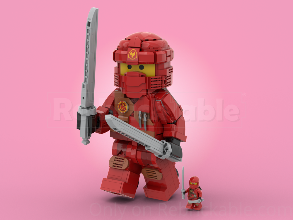 Lego Ninjago Kai (Up scaled minifigure)
