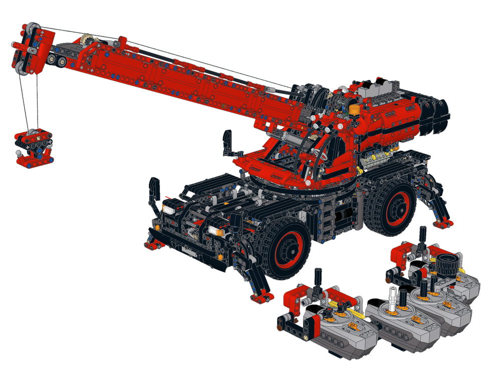 Lego Ultimate 42082 RC Rough Terrain Crane