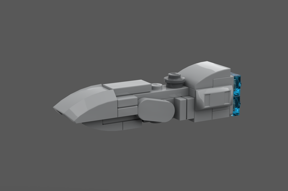 Lego Dreadnaught class Heavy Cruiser (1:9600 / 75405 Home One scale)